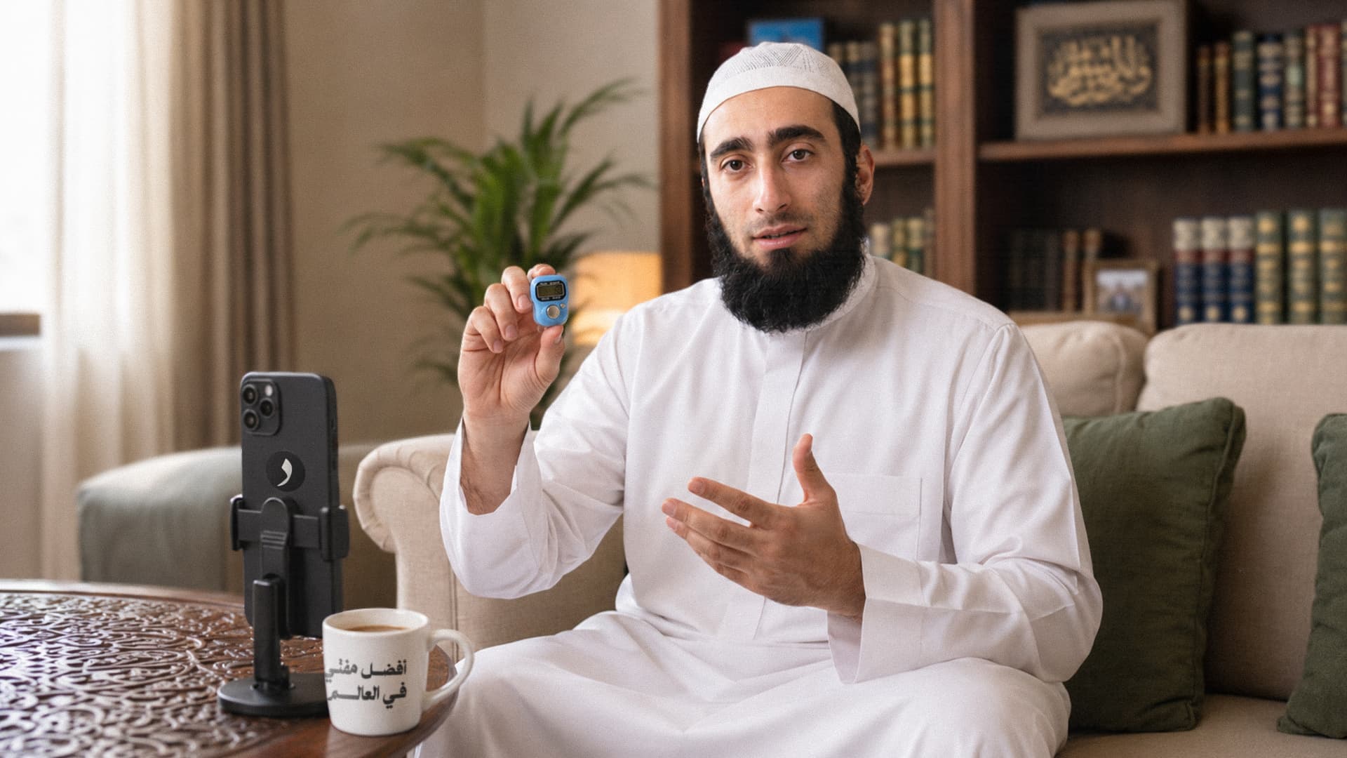 صورة إعجاز علمي جديد: تيكتوك استوحى فكرة التكبيس من المسبحة الإلكترونية